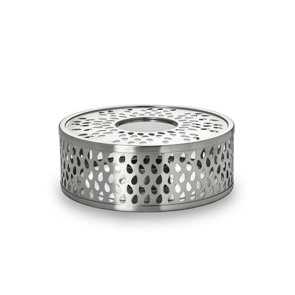 Silver Stövchen "Leaf" aus Edelstahl