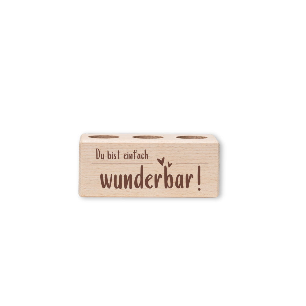 3er Tee-Ständer Du bist einfach wunderbar