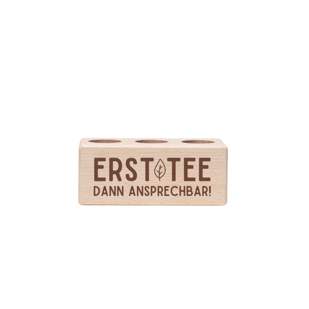 3er Tee-Ständer Erst Tee, dann ansprechbar