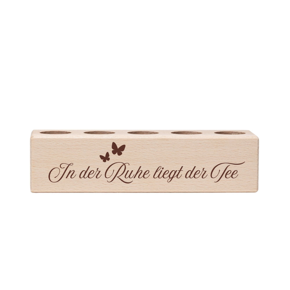 5er Tee-Ständer In der Ruhe liegt der Tee