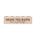 5er Tee-Ständer Meine Tee-rapie, besser als jede Medizin