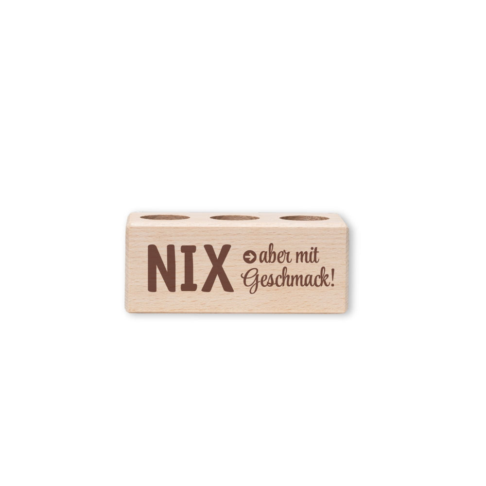 3er Tee-Ständer Nix aber mit Geschmack