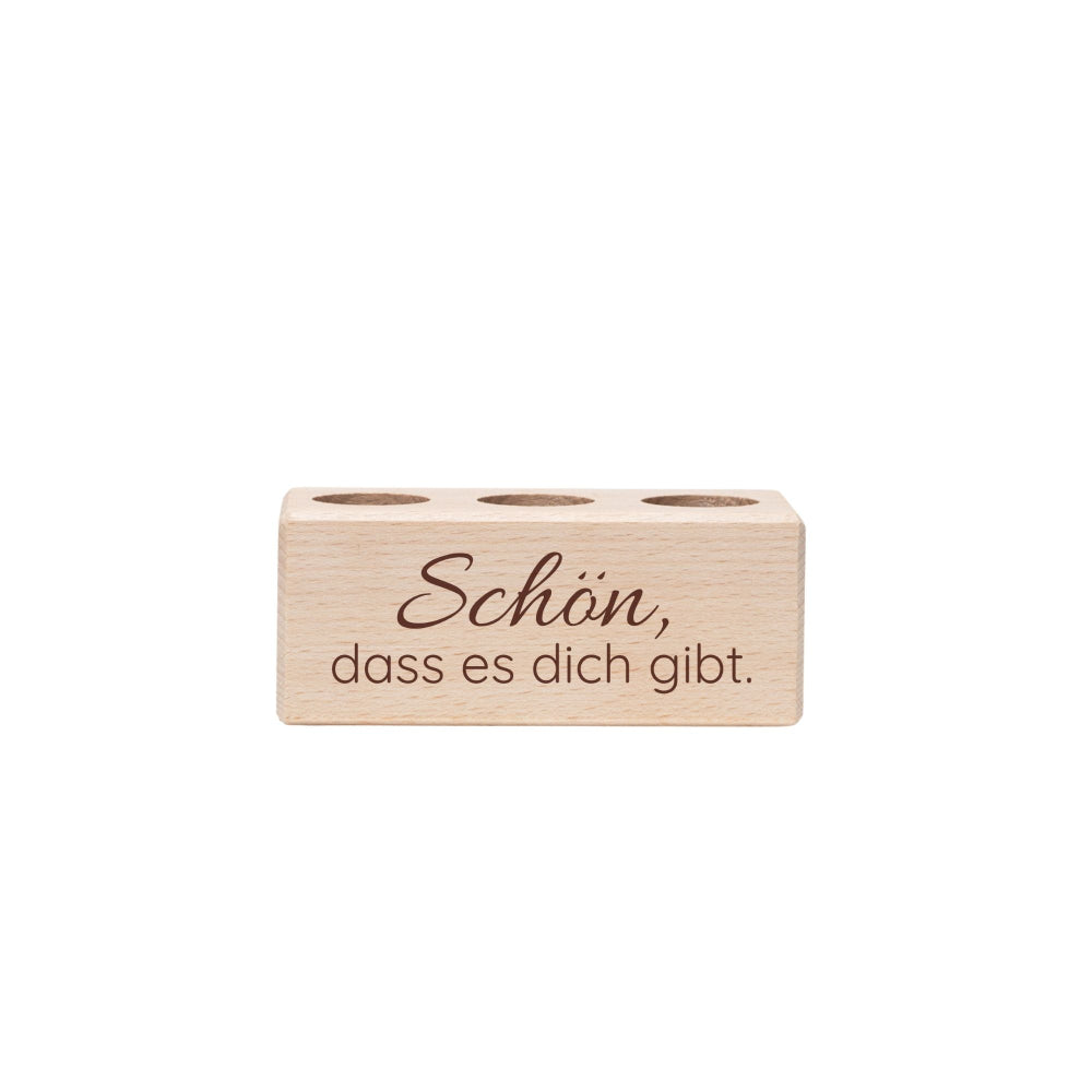 3er Tee-Ständer Schön dass es dich gibt