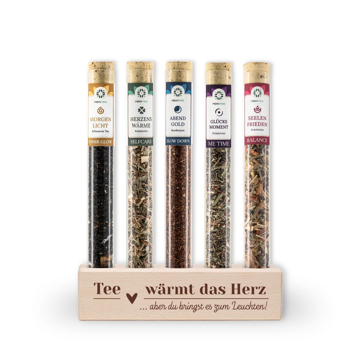 Teeset "Tee wärmt das Herz"
