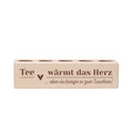 5er Tee-Ständer Tee wärmt das Herz