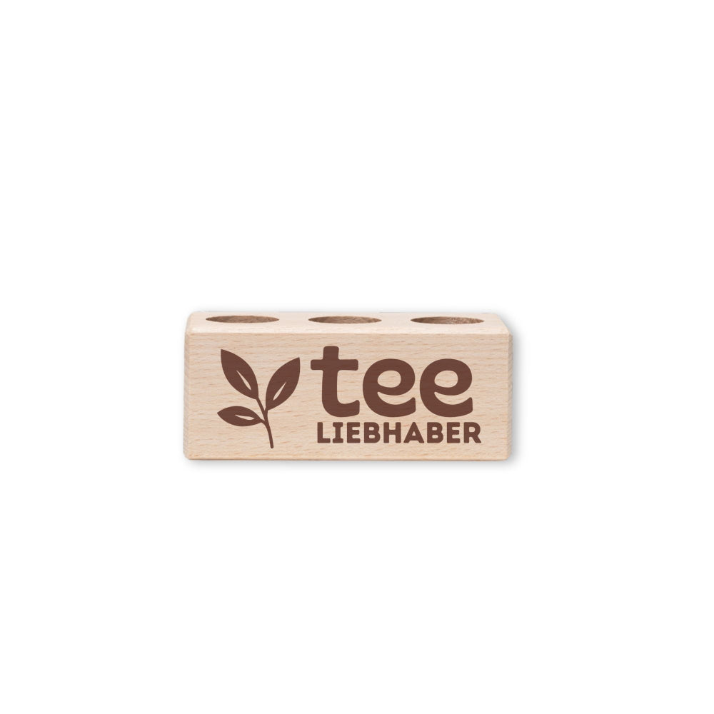 3er Tee-Ständer Tee Liebhaber