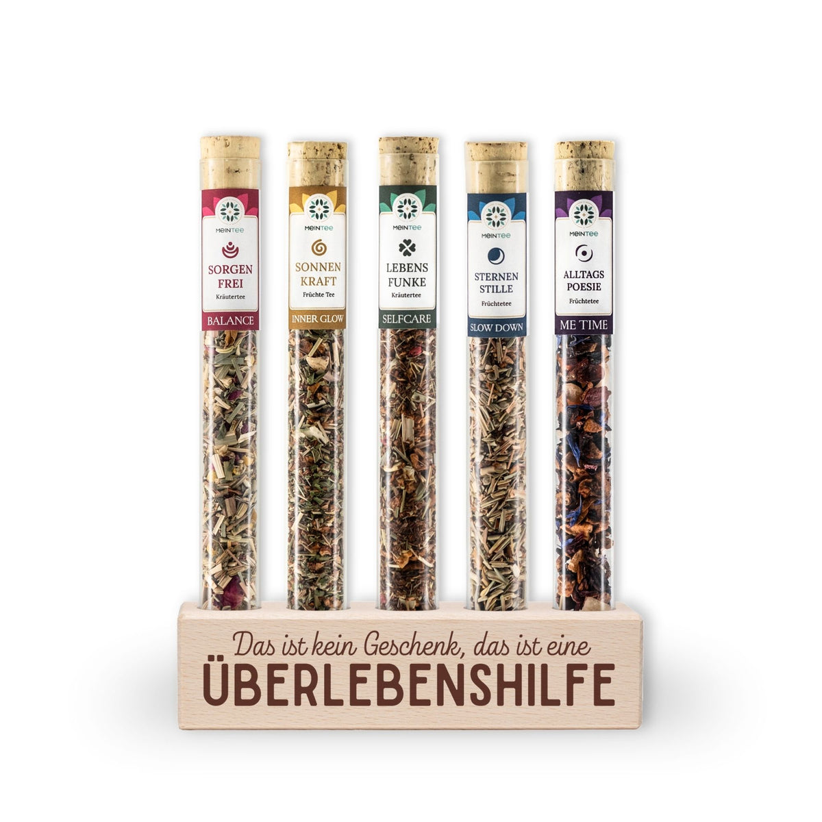 Teeset "Das ist keine Geschenk, das ist eine Überlebenshilfe"