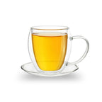 XXL Doppelwand-Thermotasse 400ml mit Untersetzer