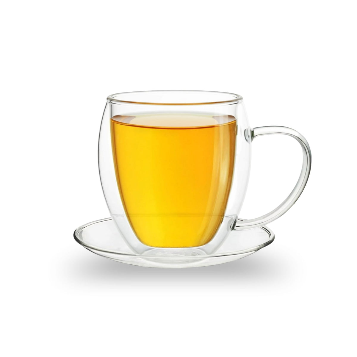 XXL Doppelwand-Thermotasse 400ml mit Untersetzer